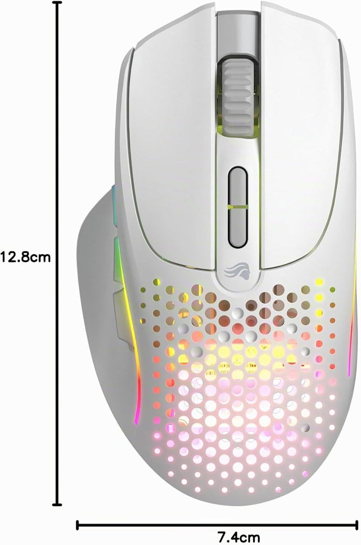 GLORIOUS Gaming Model I Wired Gaming Mouse – superleichte 69 g, 2 tauschbare Tasten, RGB, PTFE-Füsse