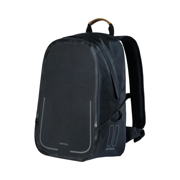 Basil Urban Dry Rucksack 18 Litre Mattes Schwarz, 18 Litre Mattes Schwarz