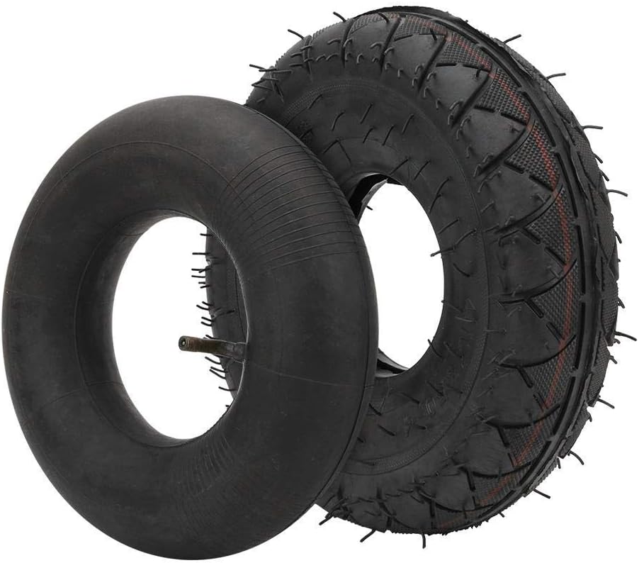 Roller Reifen, 4.10/3.50-4 Gummi Elektroroller Aussen- und Schlauchreifen für E-Bike Elektroroller