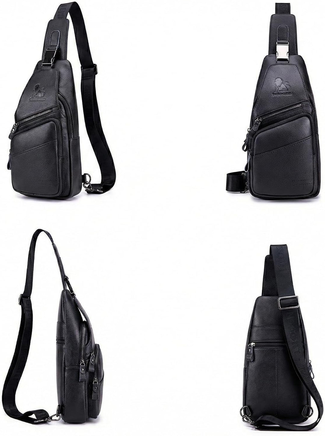 pundarika Leder Brust Tasche Männer Leder Umhängetasche Business Freizeit Crossbody Tasche Reise Arb