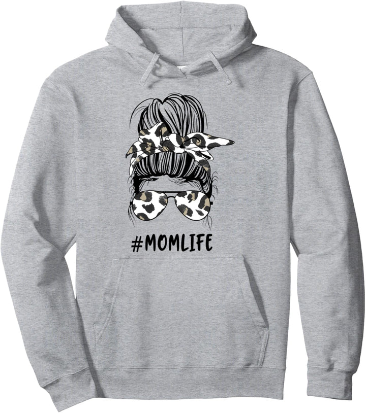 Unordentliche Brötchen Mutter Leben passende Tochter Mutter Pullover Hoodie