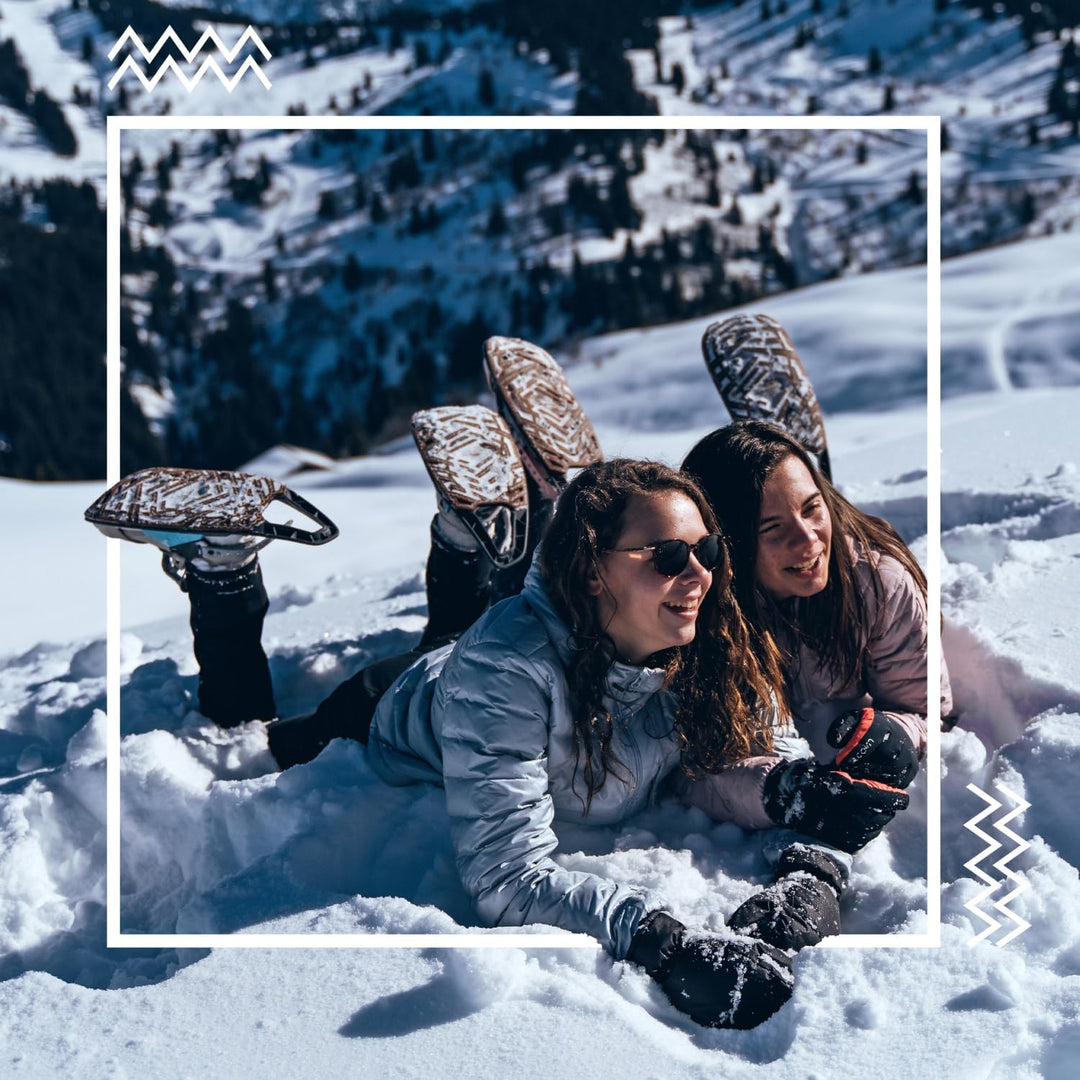 EVVO - TOREE - Schneeschuh Made in France mit Michelin® Biosourced90® genagelten Einlegesohlen, vers
