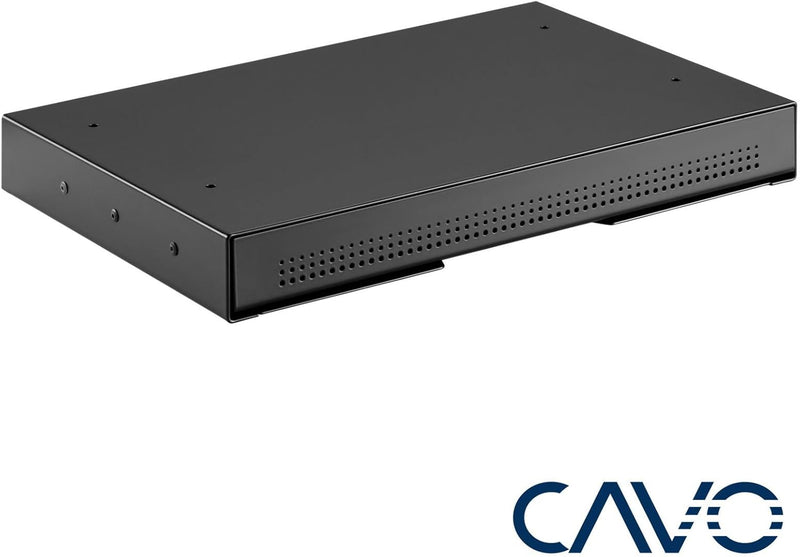 CAVO Dokumentenschublade aus Stahl 410 x 272 mm schwarz, Schreibtischschublade Unterbauschublade, 41