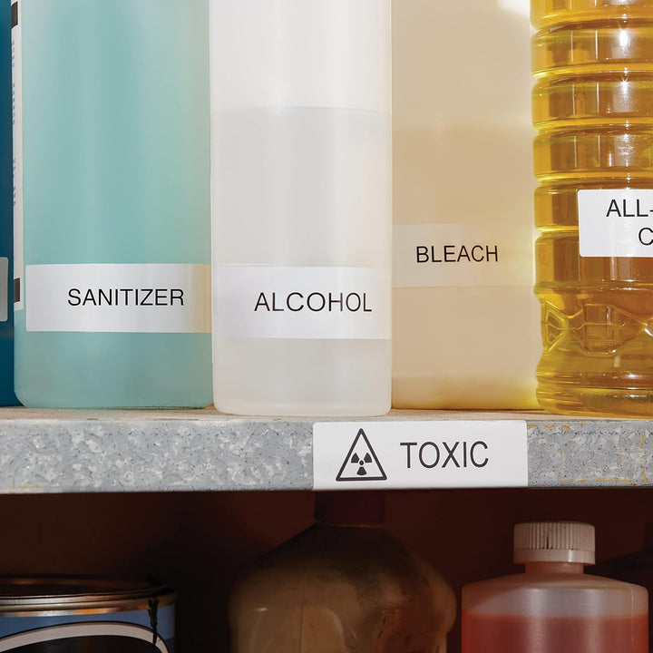 DYMO 2112286 Etiketten Rolle 25 x 25mm Polypropylen-Folie Weiss 1700 St. Permanent Universal-Etikett