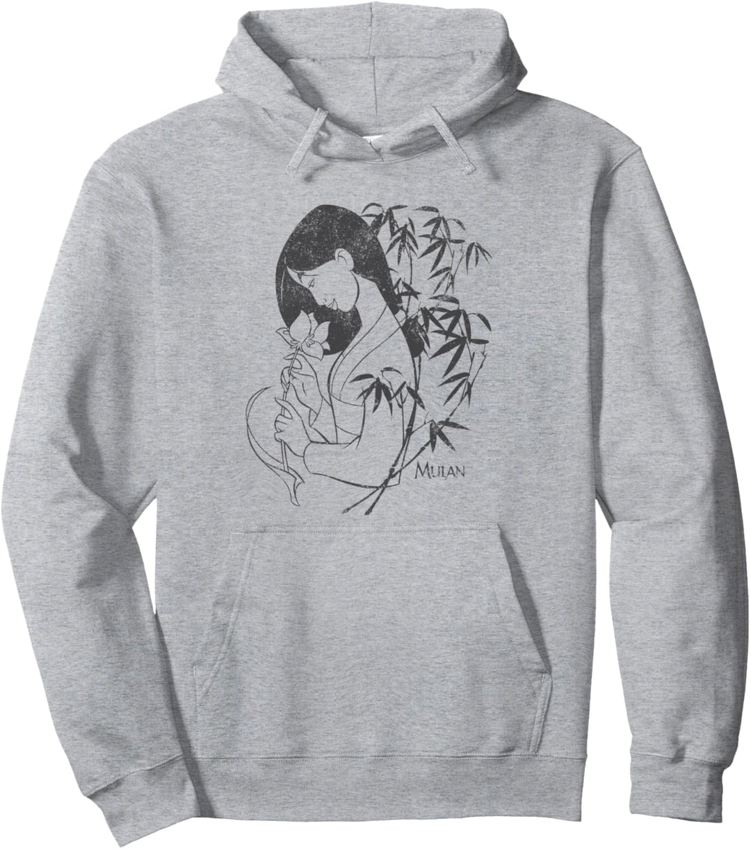 Disney Mulan Flower Pullover Hoodie
