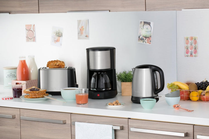 Tefal TT340830 2 Scheiben/E 850 W Schwarz, Edelstahl Toaster