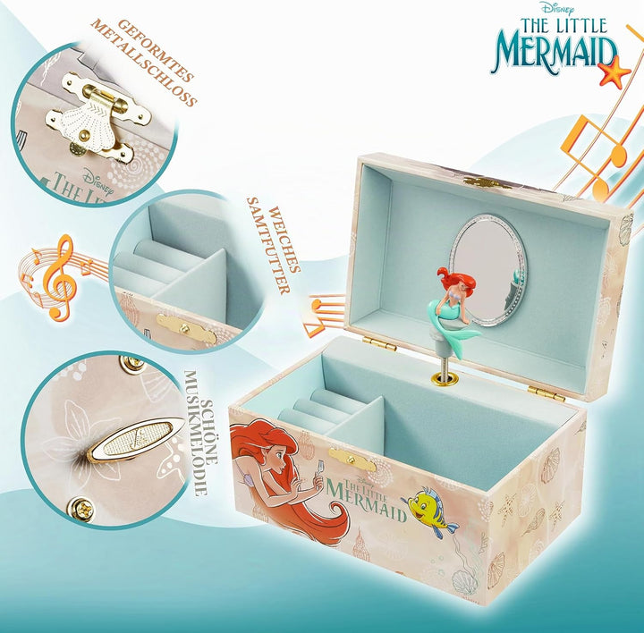Disney Encanto Schmuckkästchen Mädchen Spieluhr Die Eiskönigin Ariel oder Mirabel Musikalische Schmu