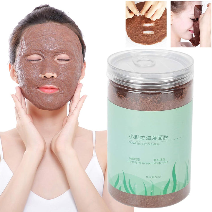 Natürliche Gesichtsmaske, 500 g 5A Algenmaske Mild feuchtigkeitsspendende, pflegende, beruhigende, h