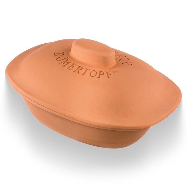 Römertopf Keramik-Bräter Trend Tonbräter Dampfgarer 3,5 Liter, 3,5 Liter