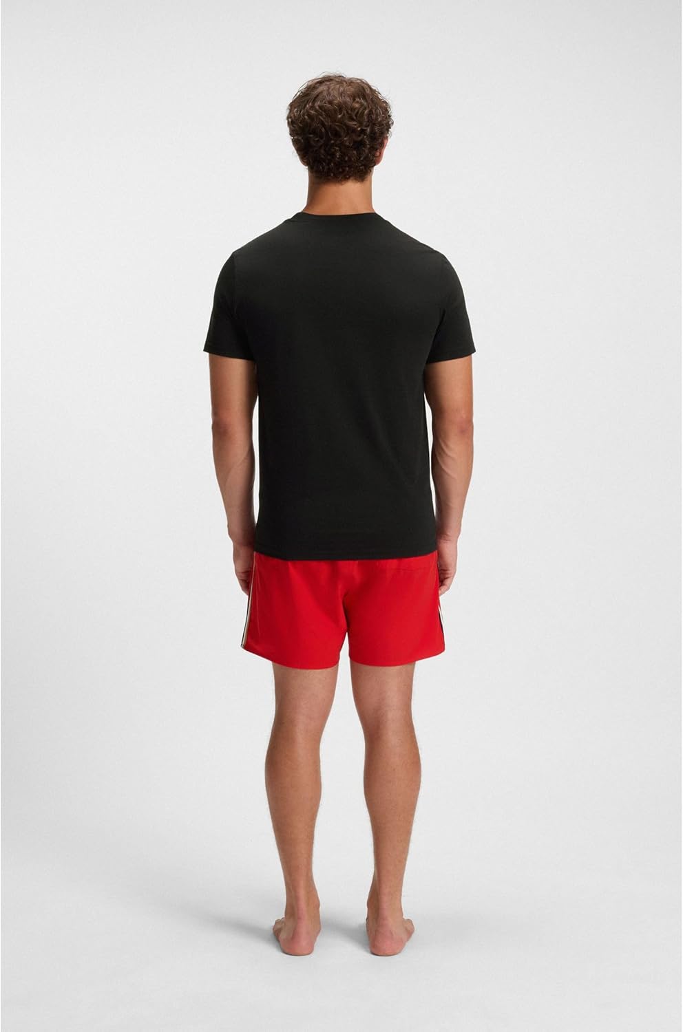 BOSS Herren Rn Beach_T_Shirt XS Black1, XS Black1