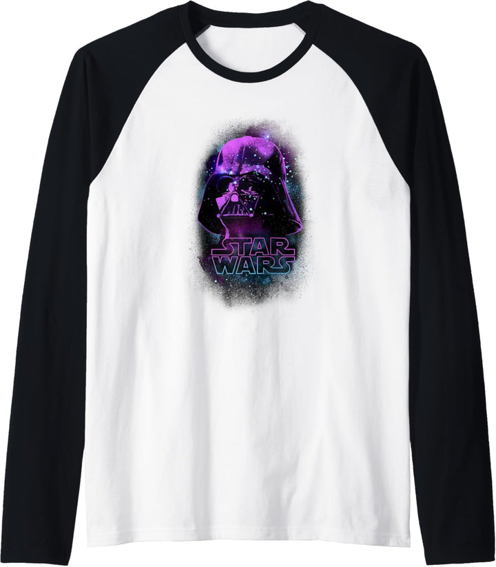 Star Wars Darth Vader Purple Space Head Raglan