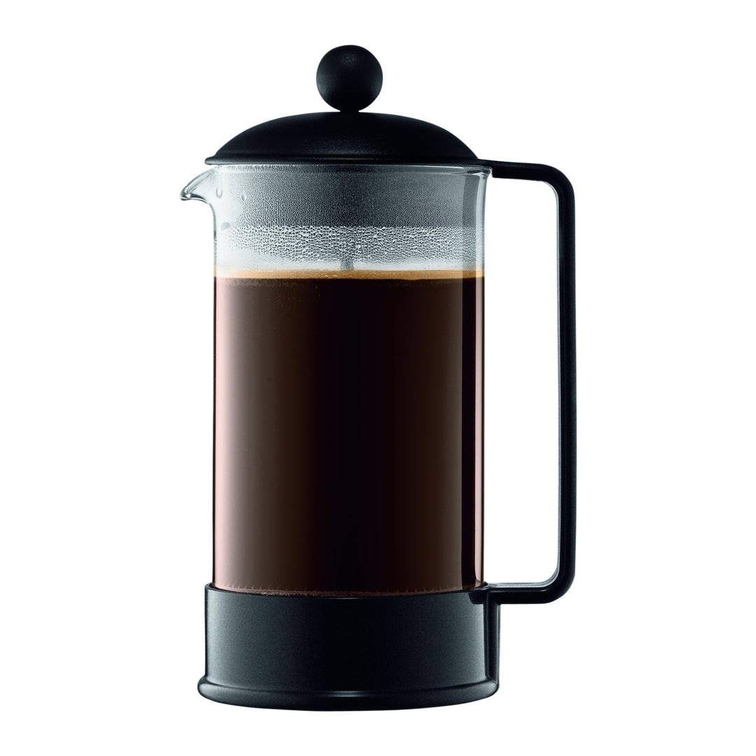 Bodum 1548-01SA-10 Brazil Kaffeebereiter 8 Tassen 1 L Kunststoff, Schwarz
