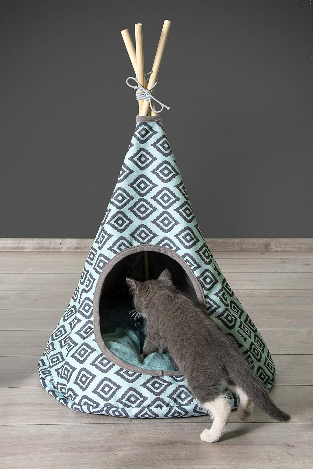 Karlie Katzenzelt Tipi L: 50 cm B: 50 cm H: 70 cm mint, mint