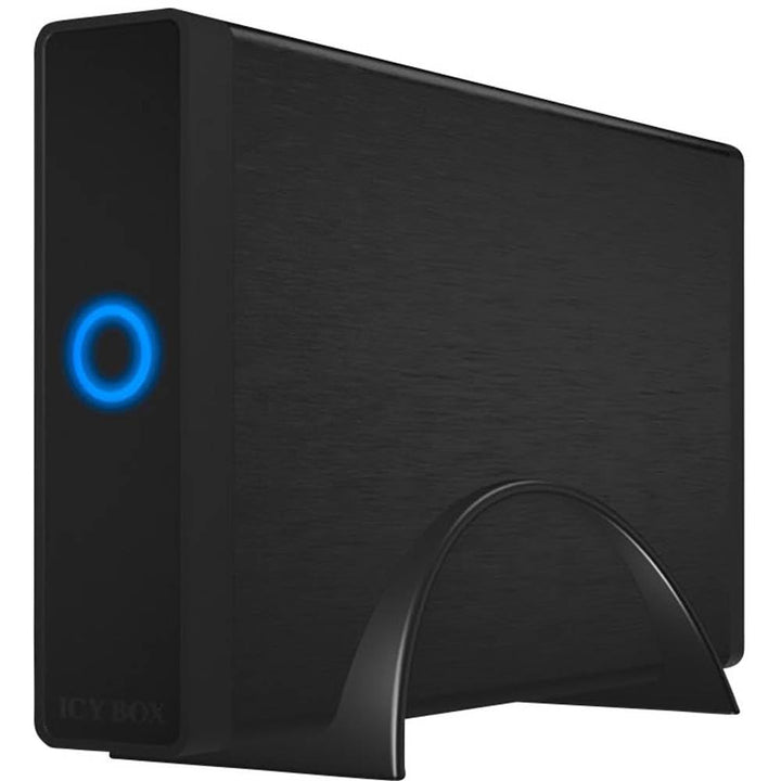 ICY BOX Externes 3,5 Zoll Gehäuse für Festplatten, USB-C 3.1 Anschluss (Gen 2, 10 Gbit/s), Standfuss