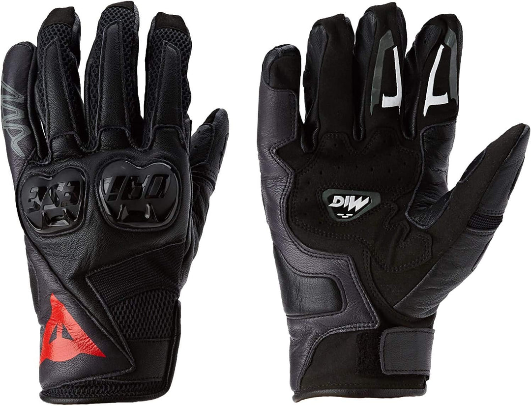 Dainese Mig C2 Unisex Motorradhandschuhe XXXS Schwarz/Schwarz/Schwarz, XXXS Schwarz/Schwarz/Schwarz