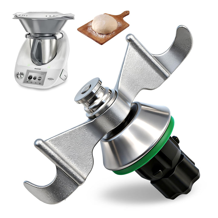 Teigmesser für Thermomix TM7 TM6 TM5,Edelstahl Teigmischmesser,Kompatibel mit Vorwerk Thermomix Küch