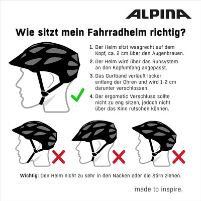 ALPINA XIMO - Leichter, Sicherer & Bruchfester Fahrradhelm Mit Optionalen LED-Licht Für Kinder berry