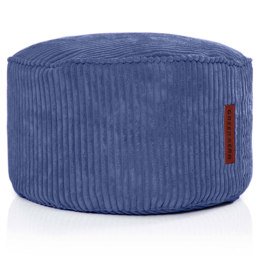 Green Bean® Indoor Sitzhocker Pouf 45x25cm EPS-Perlen Füllung & Cordstoff Kuschelig Weich Waschbar -