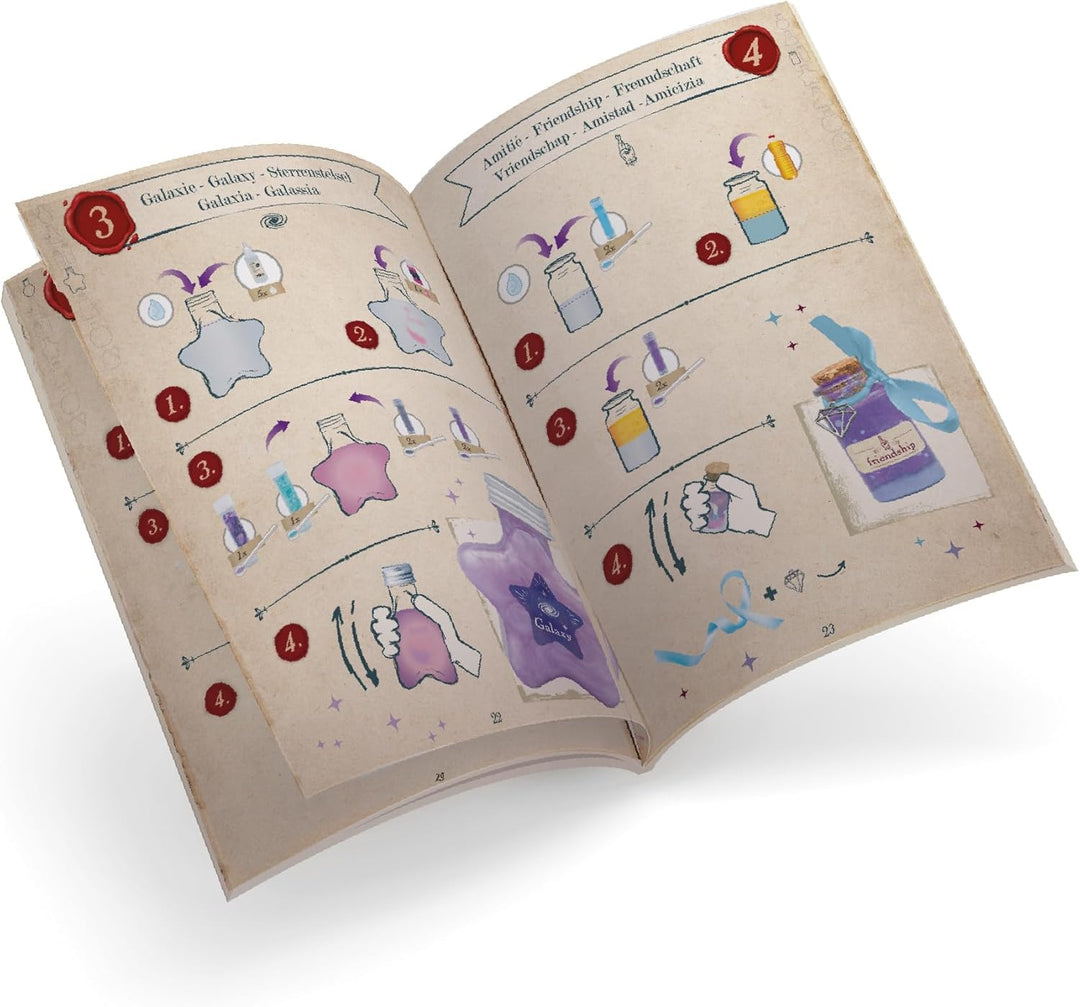 BUKI 2176 - Zaubertrank Set für Kinder ab 8 Jahren – Bastelset mit 5 magischen Experimenten – Ab 8 J