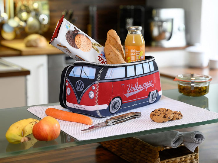 BRISA VW Collection - T1 Bulli Bus Kulturbeutel Kosmetiktasche | Volkswagen Universaltasche Waschbeu
