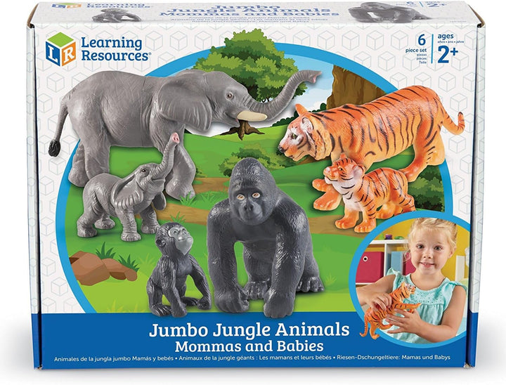 Learning Resources Grosse Urwaldtiere – Tiermütter und Tierbabys Dschungel, Dschungel
