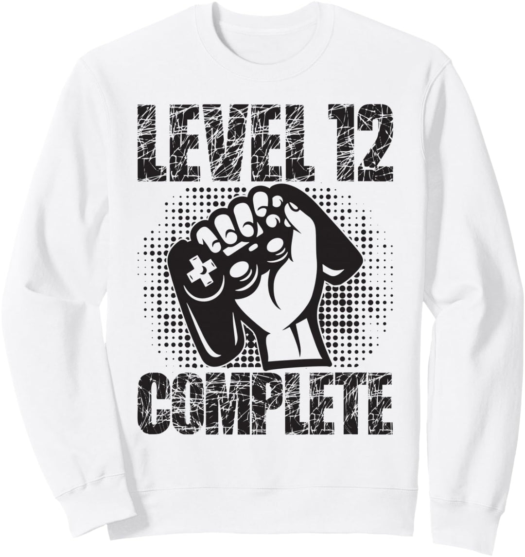 Level 12 Complete Geburtstagsgeschenk 12 Jahre Gamer Sweatshirt