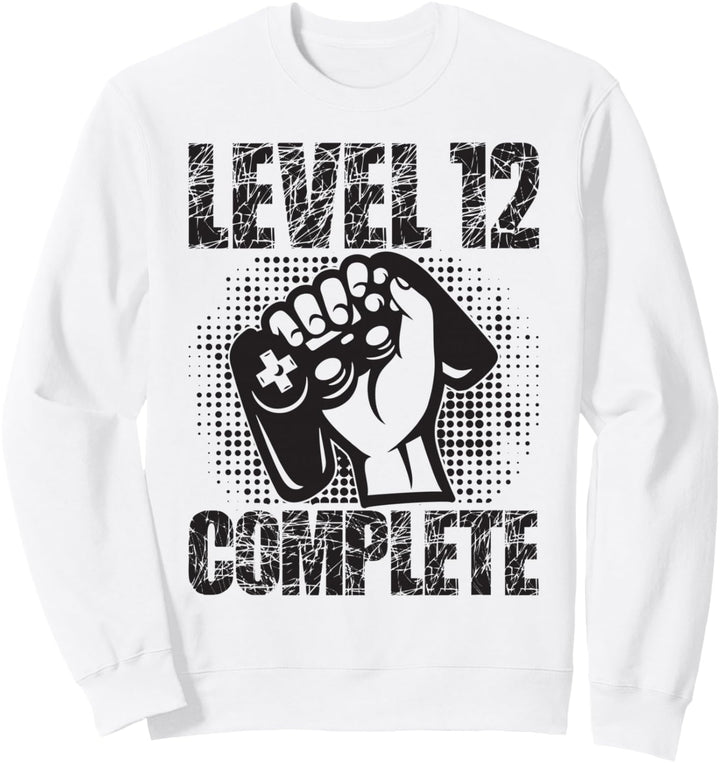 Level 12 Complete Geburtstagsgeschenk 12 Jahre Gamer Sweatshirt