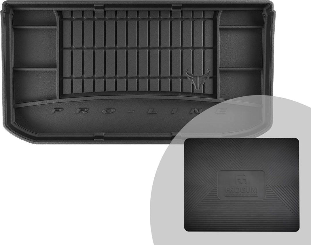 FROGUM ProLine 3D Gummimatte Exklusive Auto Kofferraummatte Kofferraumwanne für Nissan Micra K13 201