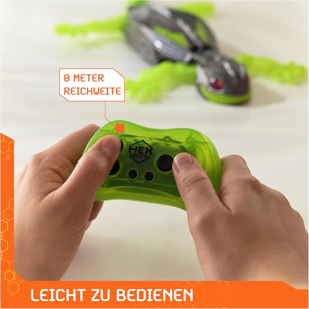 Hex Bots - Wall Crawler Gecko, ferngesteuerter Gecko, der an Wänden und Decken entlang krabbelt, mit