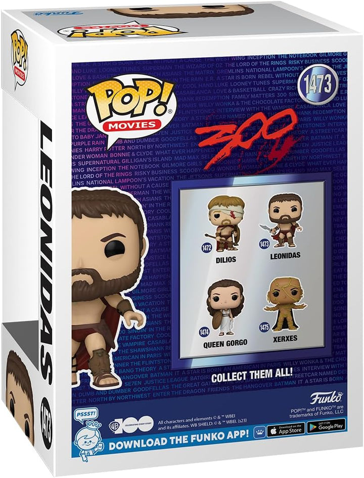 Funko Pop! Movies: 300 - King Leonidas - 1/6 Quote Für Seltene Chase-Variantease - 300 The Movie - V