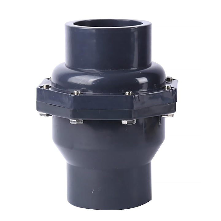 Swing Check Valve SENRISE Non-Return Check Valve PVC Double Union Solvent Weld Pipe Fittings for Met