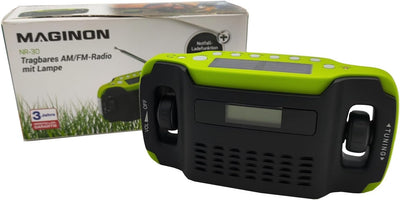 Kurbelradio Tragbares Notfallradio Solar Radio Akkuradio mit Handy Ladefunktion, LED-Taschenlampe, A