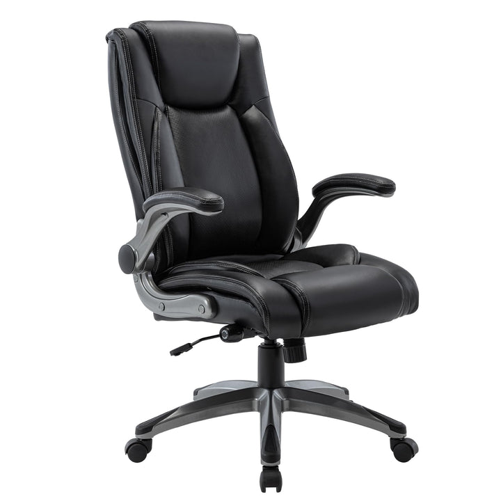 COLAMY Bürostuhl Ergonomisch, Chefsessel mit Hoher Rückenlehne, Ergonomischer 360° Drehstuhl für Bür
