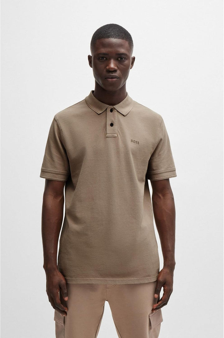 BOSS Herren Prime Polohemd S Open Brown246, S Open Brown246