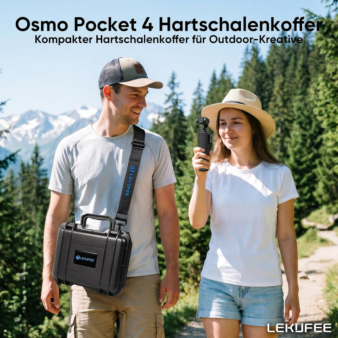 LEKUFEE wasserdichte Koffer für DJI Osmo Pocket 3/DJI Pocket 3/Creator Combo/Power Expansion Combo/V
