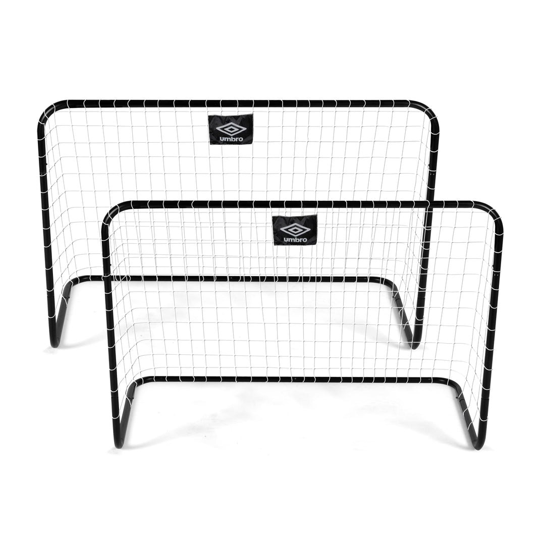 Umbro Fussballtor 78 x 56 x 45 cm - Fussballtore Set von 2 - Fussball Tor - Leicht zu verstauen - Fu