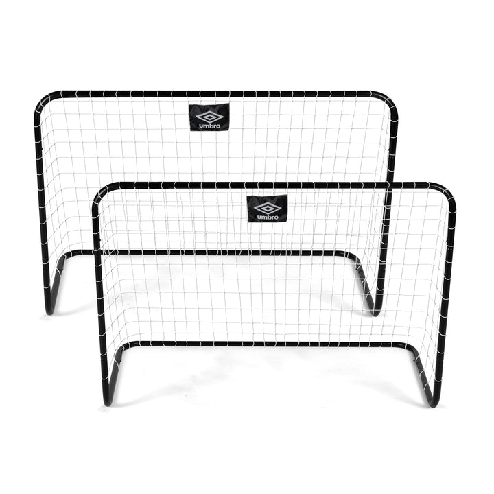Umbro Fussballtor 78 x 56 x 45 cm - Fussballtore Set von 2 - Fussball Tor - Leicht zu verstauen - Fu