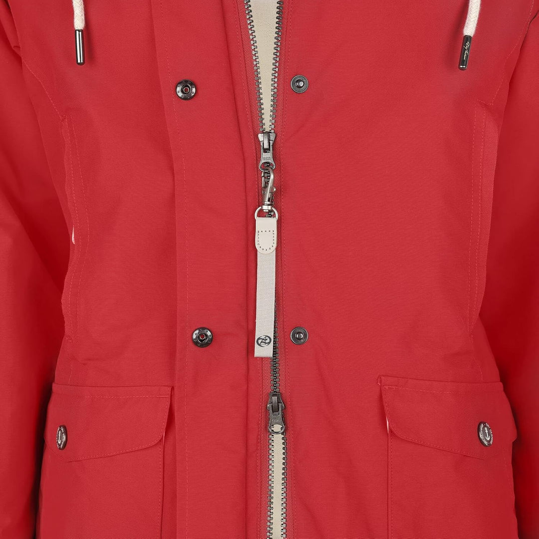 Dry Fashion Damen Funktionsmantel Aarhus gefüttert - Outdoor-Funktionsjacke wind- und wasserdicht 42