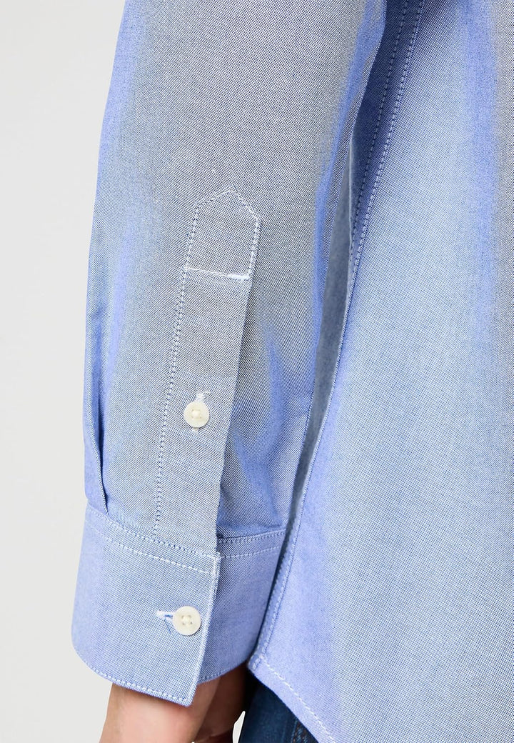 Wrangler Herren Ls 1 Pkt Shirt Shirt S Oxford_blue, S Oxford_blue
