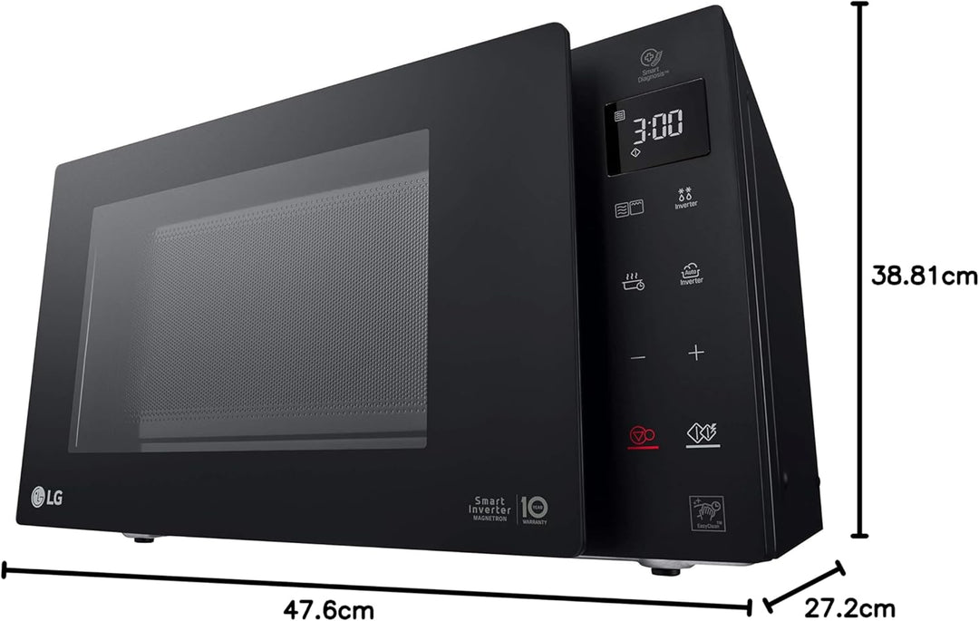 LG neochef Comptoir du Mikrowelle kombinierten 23L 1150 W schwarz – Mikrowelle (Comptoir du, kombini