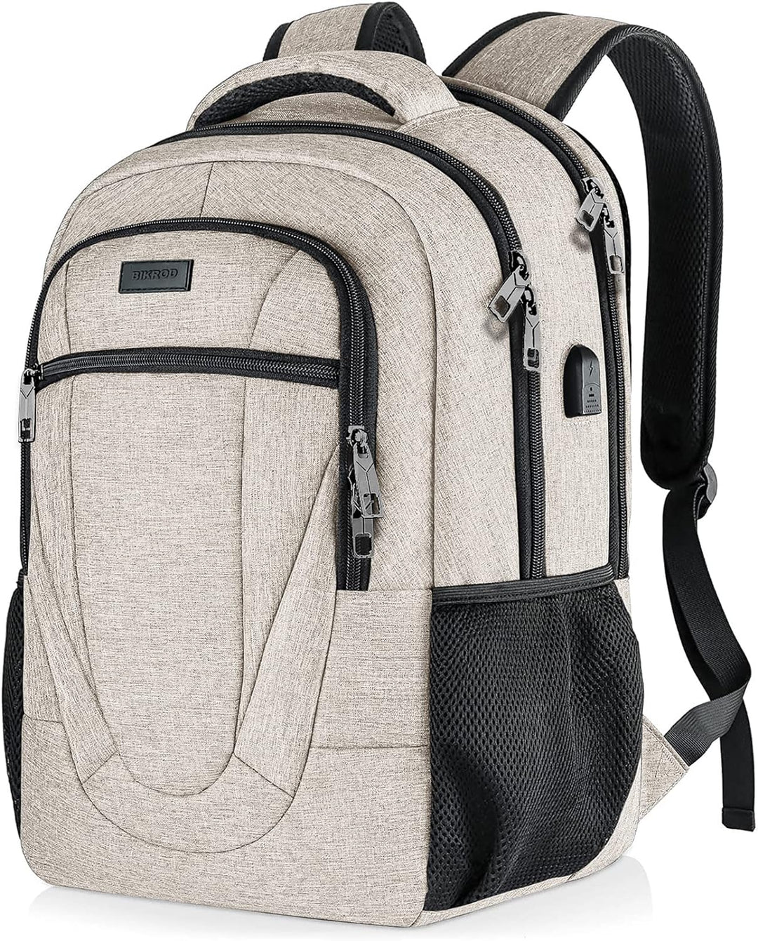 BIKROD Rucksack Herren und Damen, Schulrucksack Jungen Mädchen Teenager, Wasserdicht Rucksack | 17.3