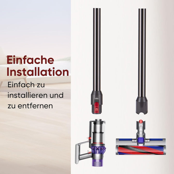 Verlängerungsrohr für Dyson V12 Detect Slim / V12 Origin / V10 Digital Slim Stabstaubsauger, Ersatz