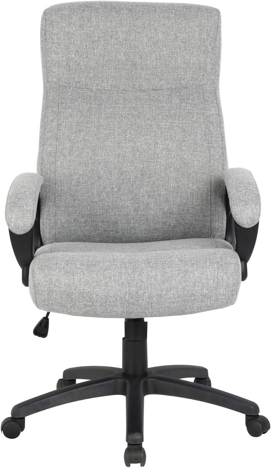 SixBros. Chefsessel Bürostuhl Grau - HLC-0311-1/2167 Grau Stoff, Grau Stoff