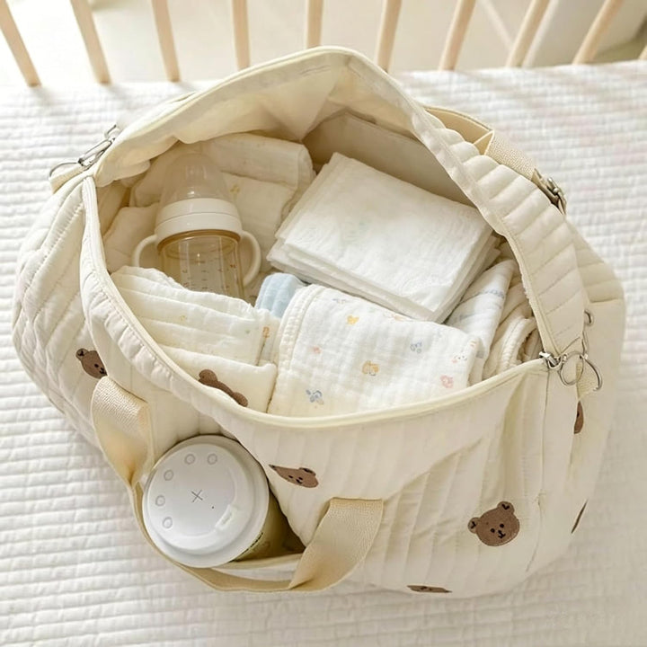 DAHI Wickeltasche Schultertasche Leicht Gepolstert Baby Wickeltasche Grosse Multifunktionale Reiseta