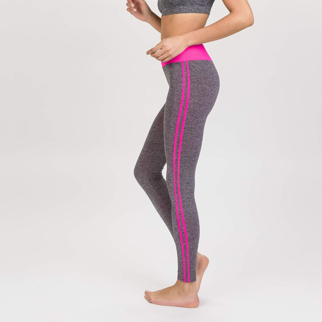Boostershape Damen Amincissant Leggings FR : Einheitsgrösse (Taille Fabricant : L/XL) Rosa, FR : Ein