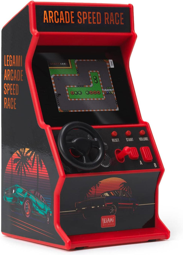 Legami - Arcade Speed Race Mini-Videospiel, inklusive 30 Spielen, englische Sprache, mit Licht und G