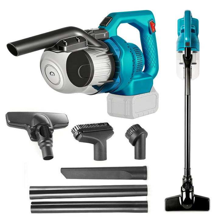 Akku Handstaubsauger für Makita 18V, 16000 Pa Staubsauger mit 0,7L Grosser Staubbehälter, 5-in-1 Tra