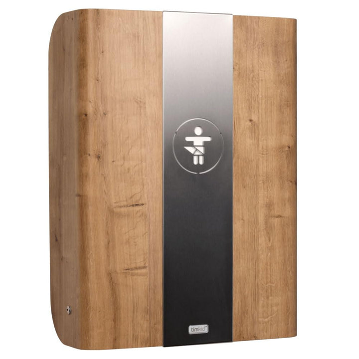 Wickeltisch Pamplona Eiche/Timkid Kawaform midi- klappbar als Wandwickeltisch, Formholz, Eiche, inkl