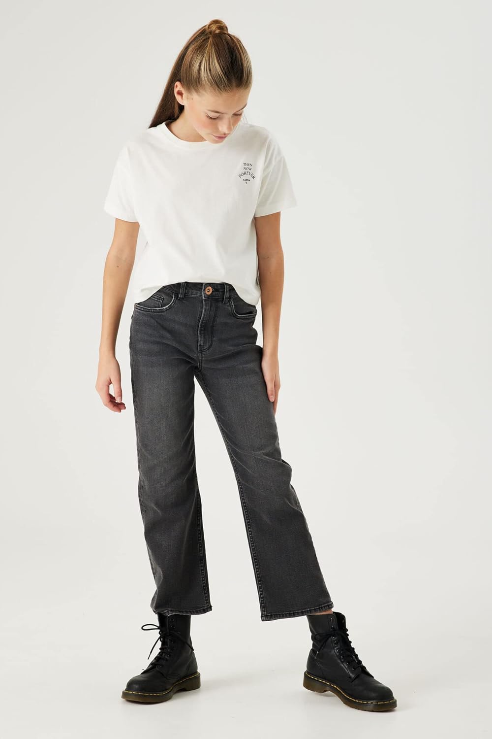 GARCIA Mädchen Pants Denim Jeans 134 Edium Used, 134 Edium Used