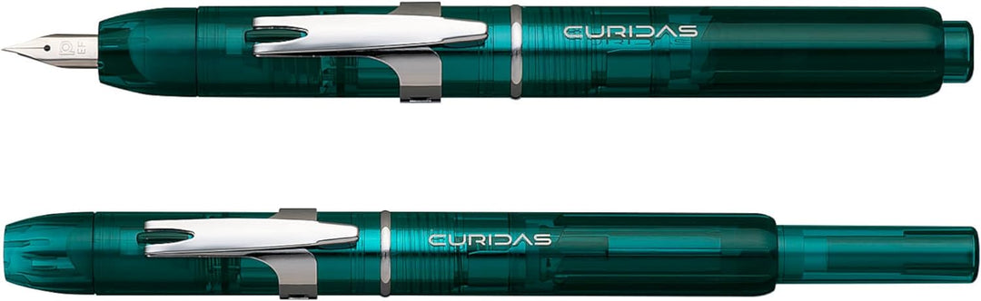 PLATINUM Curidas PKN-7000 Füllfederhalter, einziehbar, 43 Urban Green, mittlere Feder, Urban Grün, P